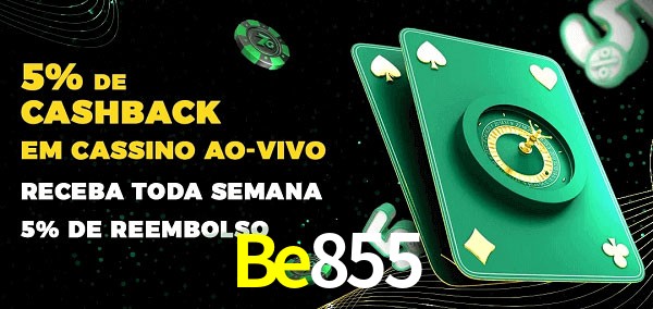 Promoções do cassino ao Vivo Be855